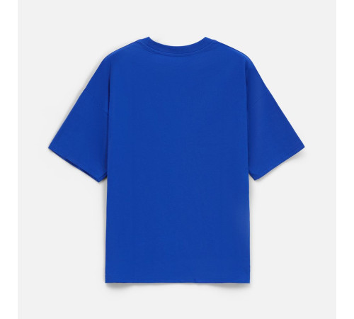 Футболка унисекс оверсайз T3, синяя