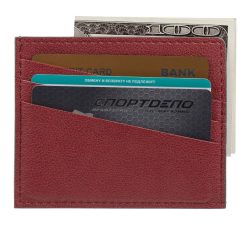 Чехол для карточек Petrus, красный