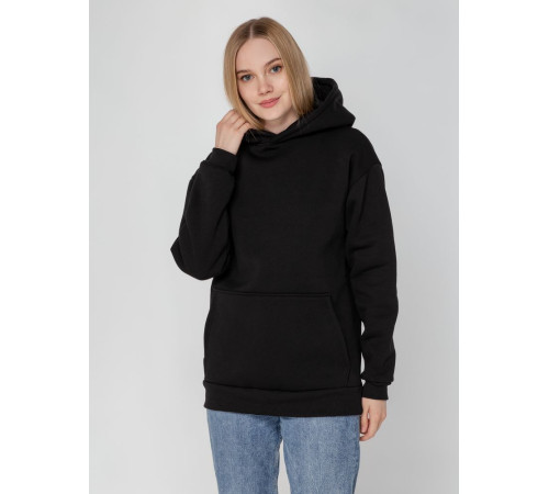 Худи унисекс оверсайз Full Swing, черное