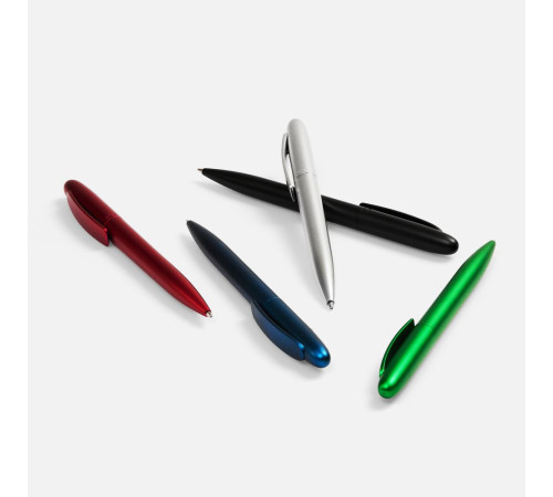 Ручка шариковая Moor Silver, серебристый металлик