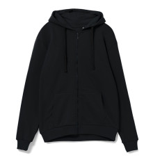 Толстовка на молнии с капюшоном Siverga 2.0, черная