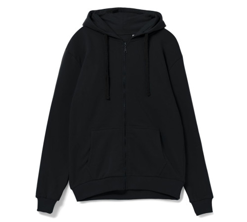 Толстовка на молнии с капюшоном Siverga 2.0, черная