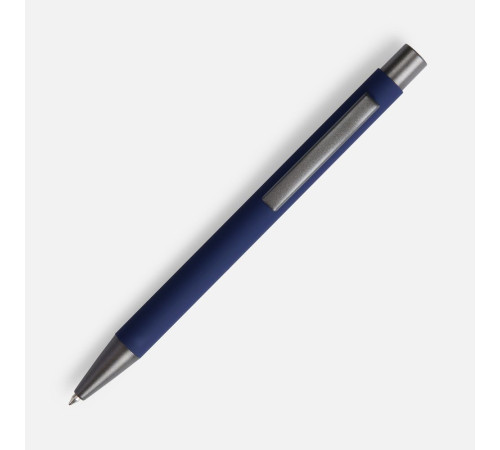 Ручка шариковая Atento Soft Touch, темно-синяя