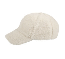 Бейсболка Oblako, утепленная, молочно-белая