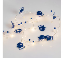 Гирлянда Merry Mittens, синяя