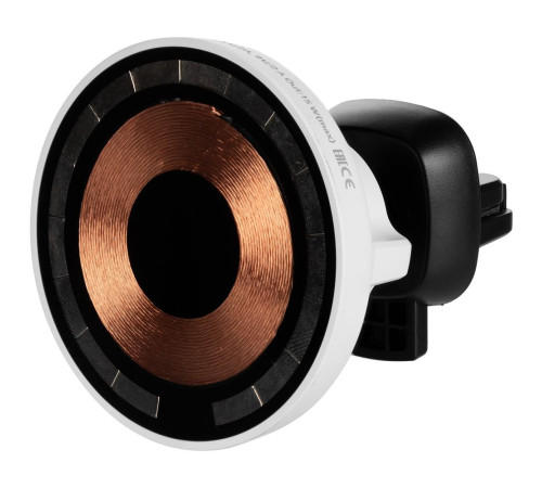 Держатель для смартфона Cooper Auto Wireless с беспроводной зарядкой, белый