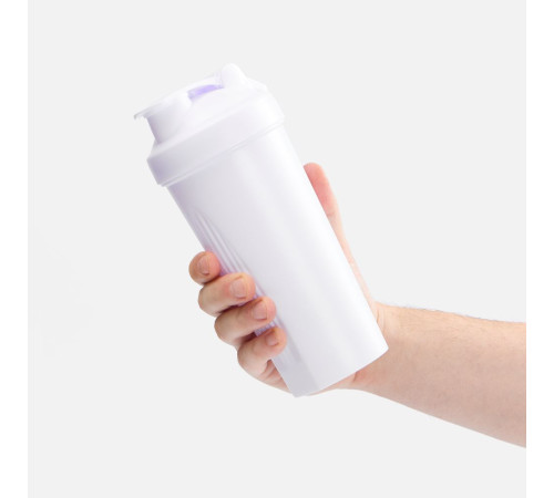 Спортивный шейкер Shake It Easy, белый