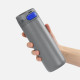 Термостакан X1 с цветной кнопкой, серый с синим
