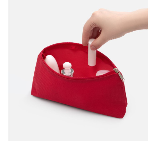 Косметичка Looksi, красная