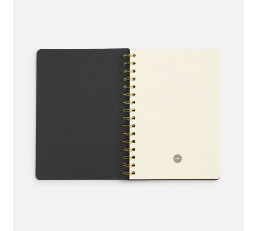 Ежедневник Spiral, недатированный, черный