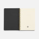 Ежедневник Spiral, недатированный, черный