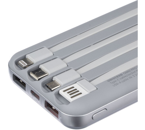 Внешний аккумулятор Omni Pro 10000 мАч, серый