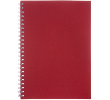 Блокнот Salvador в клетку, красный