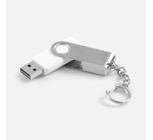 Флешка Twist, белая, 8 Гб