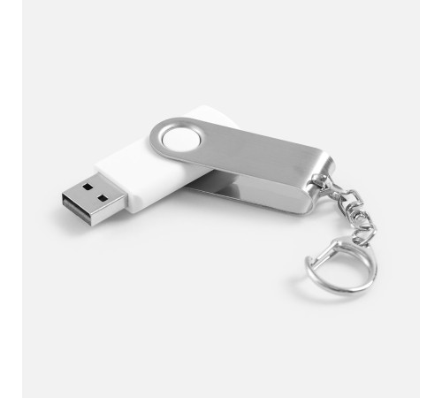 Флешка Twist, белая, 8 Гб