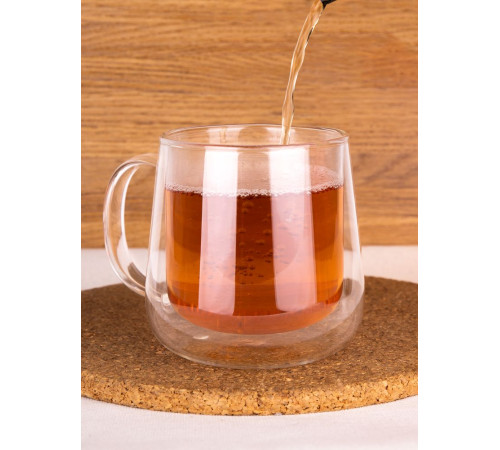 Чашка с двойными стенками Glass First