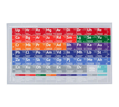 Кружка «Разделение труда. Докторро», белая с красным