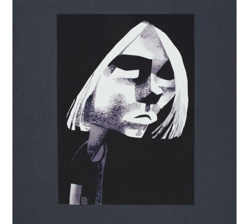 Футболка «Меламед. Kurt Cobain», темно-серая