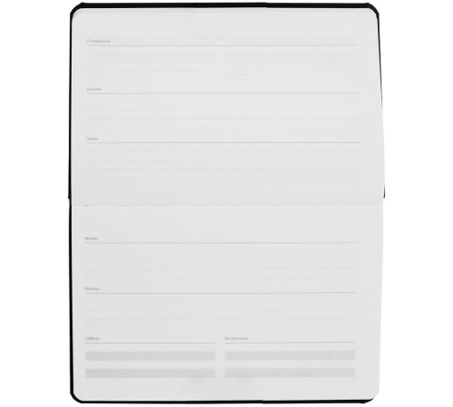 Еженедельник Urban, недатированный, черный