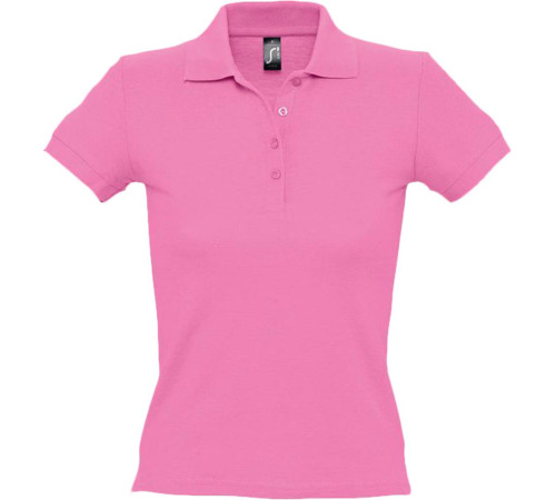 Рубашка поло женская People 210, «розовая орхидея»