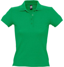 Рубашка поло женская People 210, ярко-зеленая