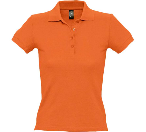 Рубашка поло женская People 210, оранжевая