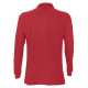 Рубашка поло мужская с длинным рукавом Star 170, красная
