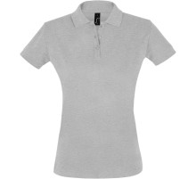Рубашка поло женская Perfect Women 180 серый меланж