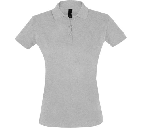 Рубашка поло женская Perfect Women 180 серый меланж