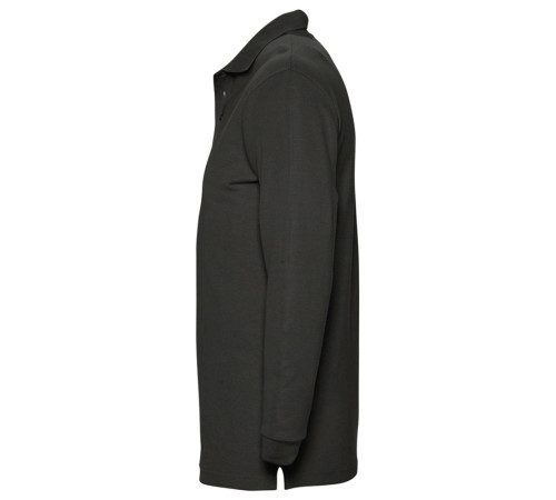 Рубашка поло мужская с длинным рукавом Winter II 210 черная