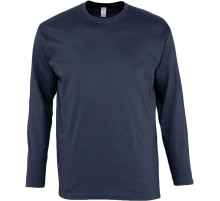 Футболка с длинным рукавом Monarch 150, темно-синяя (navy)