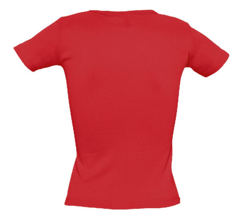 Футболка женская с круглым вырезом Lady 220 красная