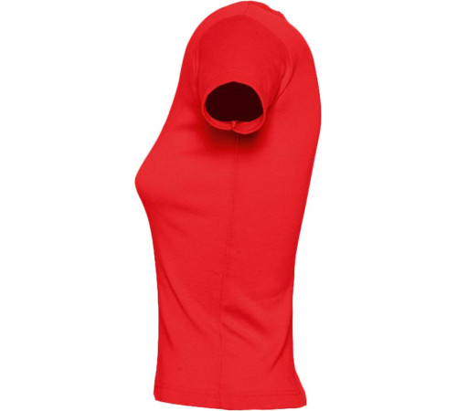 Футболка женская с круглым вырезом Lady 220 красная