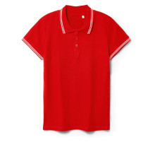 Рубашка поло женская Virma Stripes Lady, красная