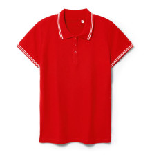 Рубашка поло женская Virma Stripes Lady, красная