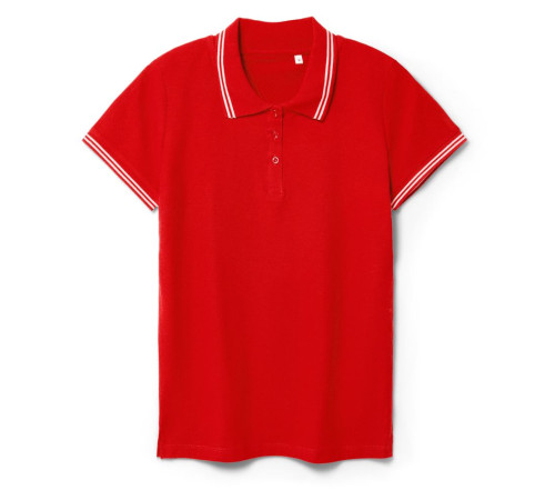 Рубашка поло женская Virma Stripes Lady, красная