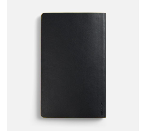 Ежедневник Trait, недатированный, черный с желтым