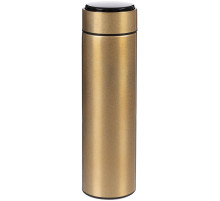 Смарт-бутылка с заменяемой батарейкой Long Therm, золотистая