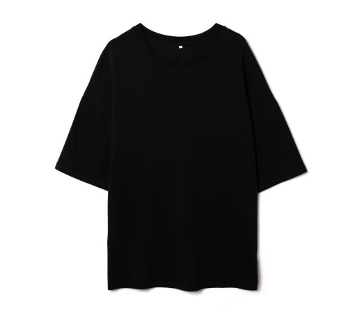 Футболка унисекс оверсайз Crosstown, черная