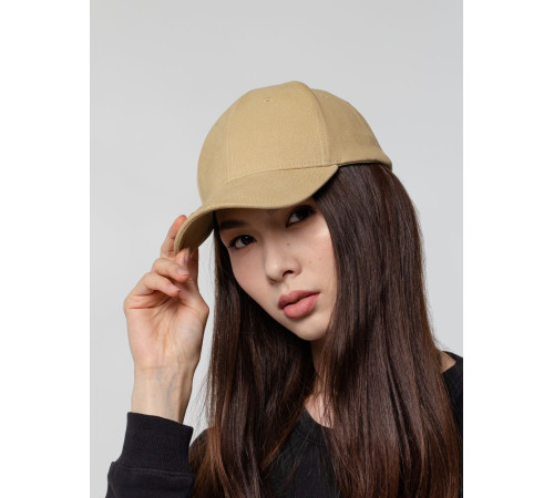 Бейсболка Hillside, бежевая