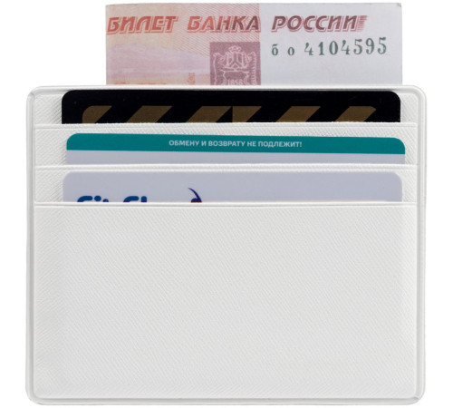 Чехол для карточек Devon, белый