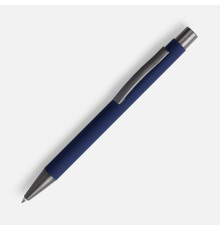 Ручка шариковая Atento Soft Touch, темно-синяя