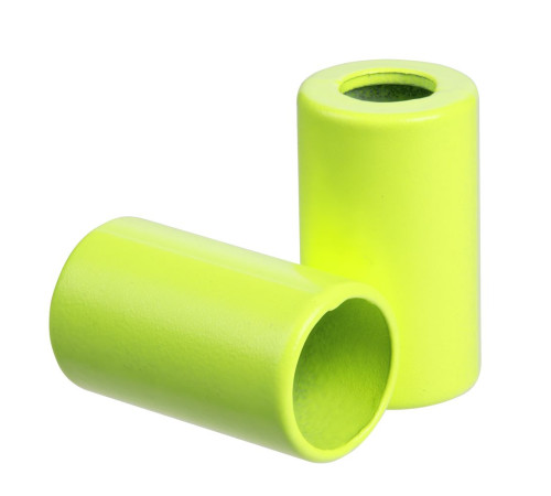 Пара наконечников для шнурка Tizzle, желтый неон