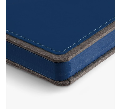 Ежедневник Frame, недатированный,синий с серым