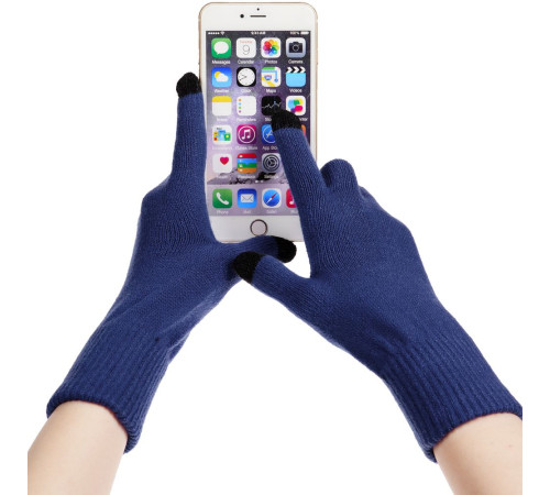 Перчатки сенсорные Urban Flow, темно-синий