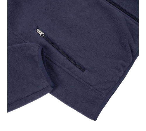 Куртка флисовая унисекс Nesse, темно-синяя