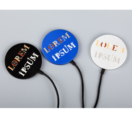 Магнитное зарядное устройство Cooper Rond, 15 Вт, серебристое