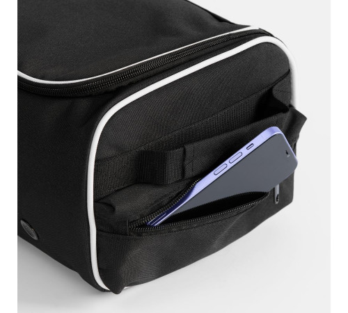 Сумка для обуви Equipex, черная с белым