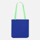 Шопер B4, синий с зелеными ручками