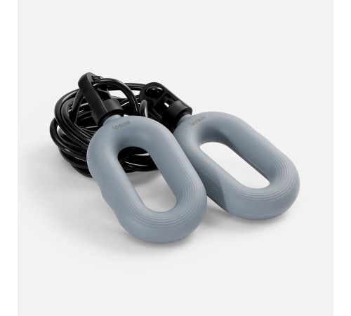 Мультифункциональная скакалка с эспандером Multi McFly, серая